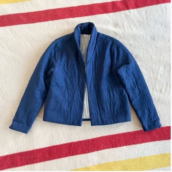 Pietsie Quilted Chore Jacket Japanese Cotton Small - Picture 3 of 8
